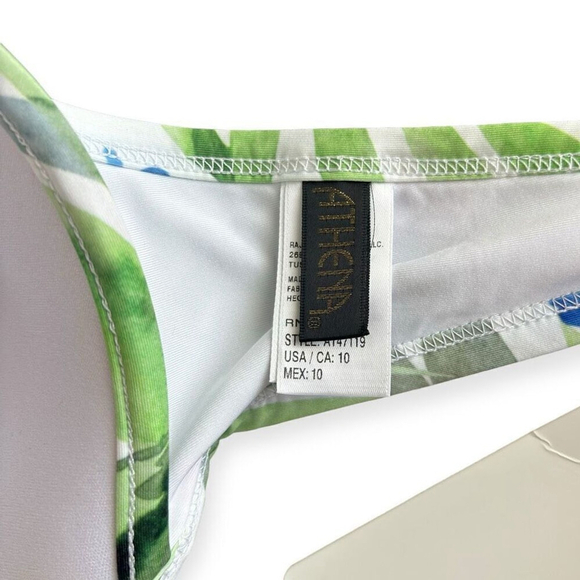 ATHENA Twist Padded Underwire Bikini Top in White Havana NEW - Picture 7 of 12